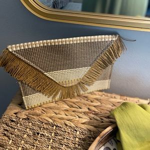 Woven Hand clutch bag